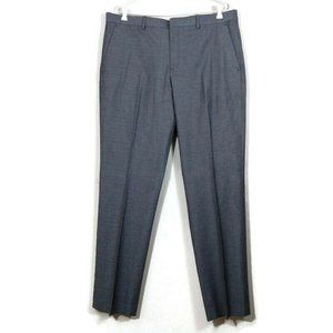 Express Men's Producer Straight Leg Dress Pants Gray Tag 36" Fit Sz 38"